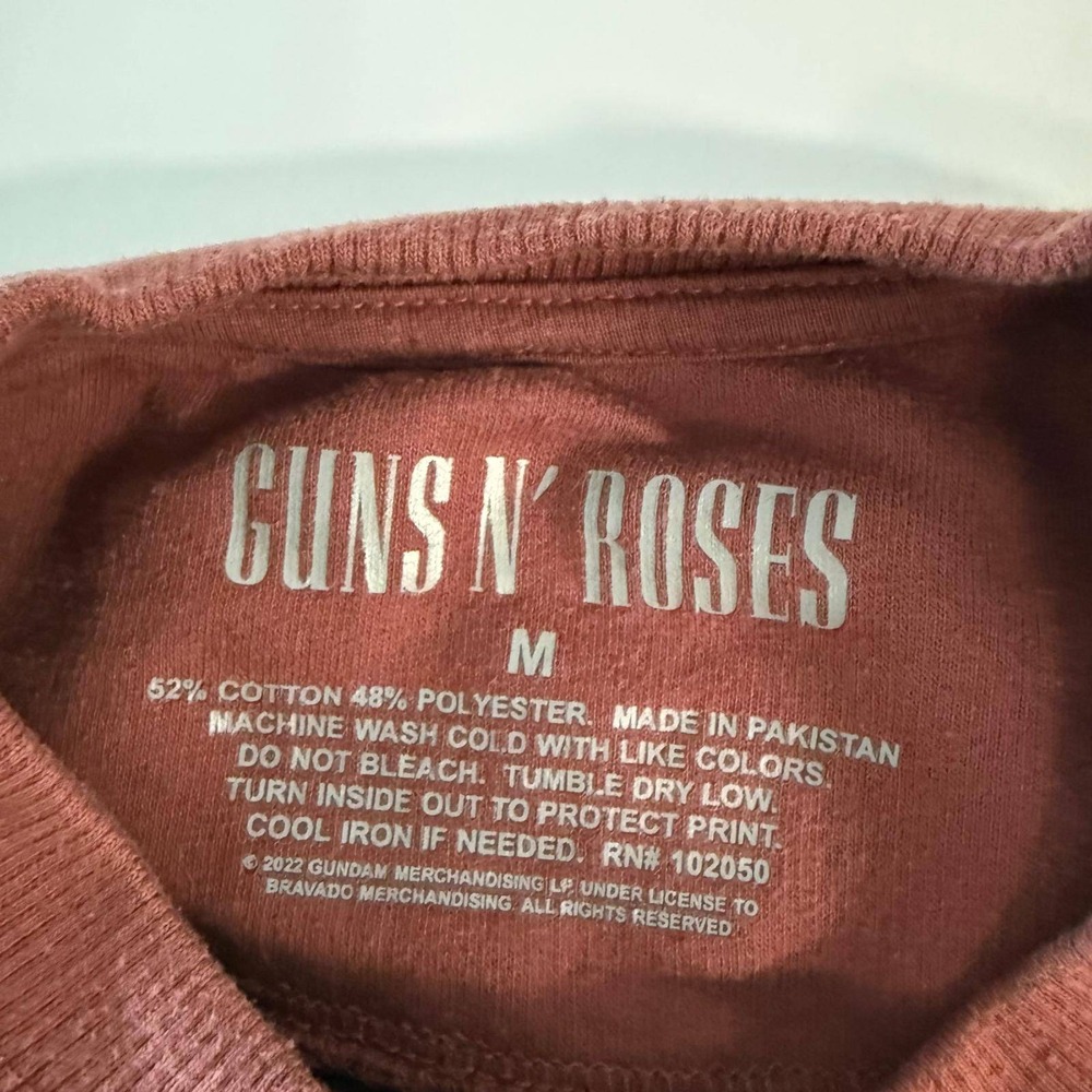 Guns N Roses Appetite for Destruction Graphic Sweatshirt Maroon Womens Medium - Picture 3 of 13